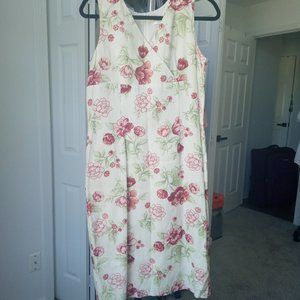 Floral print dress